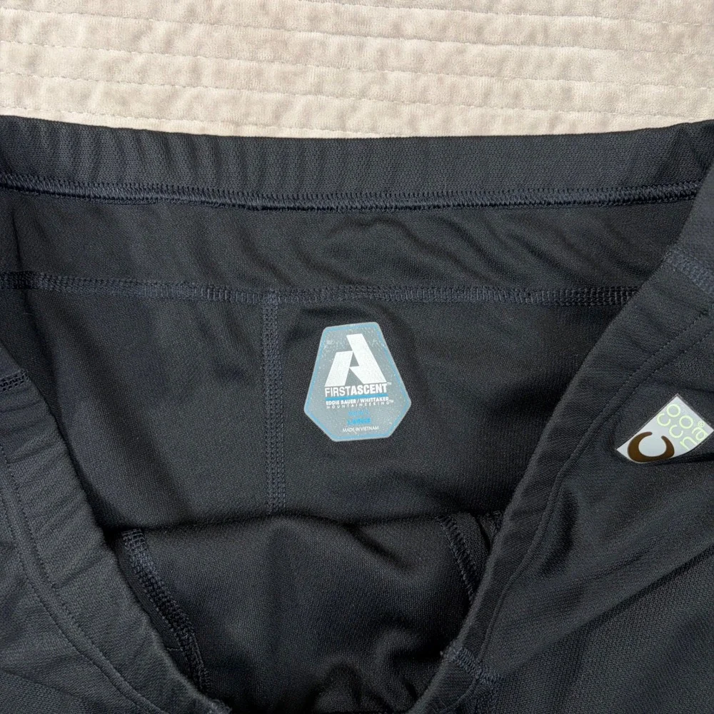 Eddie Bauer First Ascent‎ Mens Large Black Cocona Base Layer Leggings Tights
